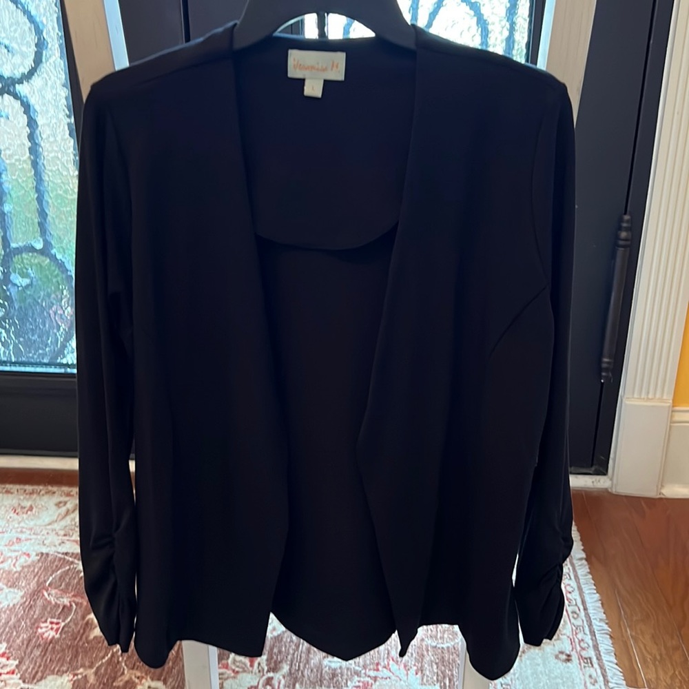NWT. Ladies black blazer.
